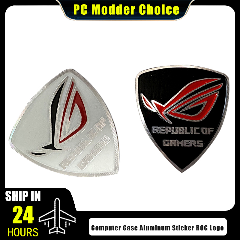Pc Gaming Lounge - เคสคอมพิวเตอร์สติกเกอร์อลูมิเนียม ROG โลโก้ Gamer Belief Lable