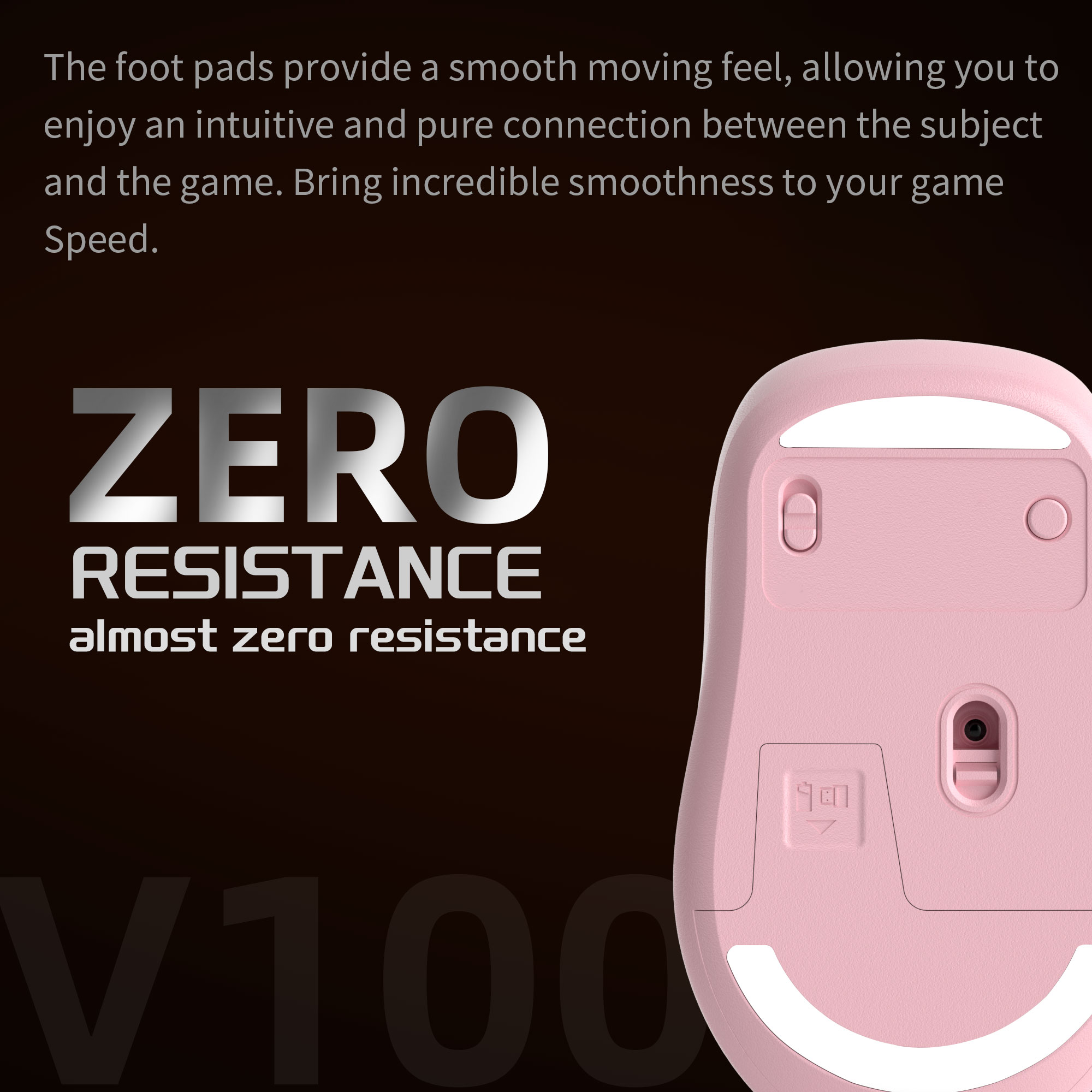 เมจจีเมาส์ไร้สาย 2.4 กิกะเฮิร์ - Pc Gaming Pink บทวิจารณ์และราคา