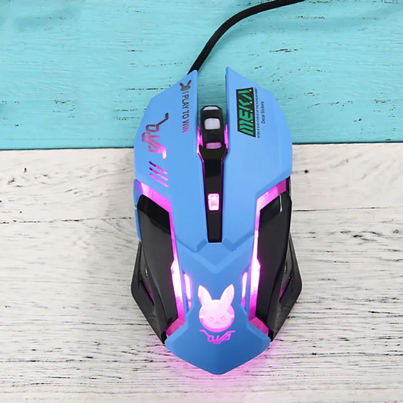 เมาส์เกมมิ่ง OW 6 ปุ่ม พร้อมไฟ - Pc Gaming Pink บทวิจารณ์และราคา