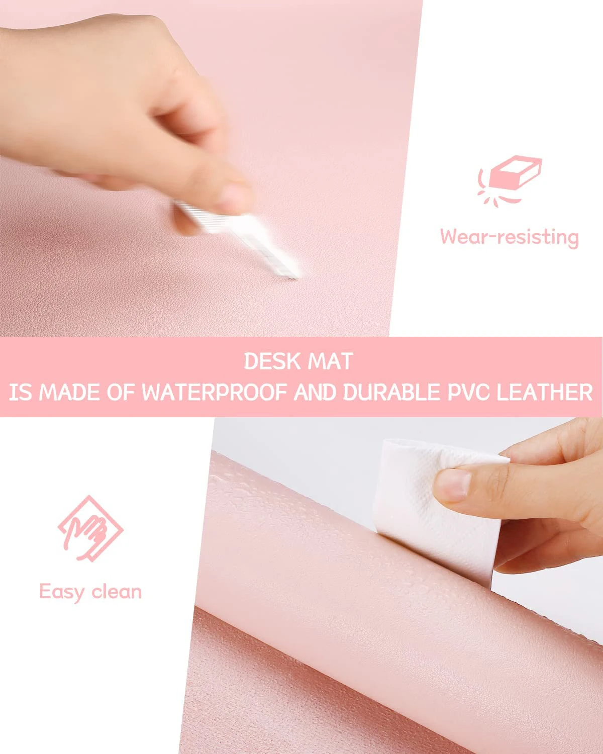 แผ่นรองโต๊ะกันน้ำ ทำจาก PVC แผ - Pc Gaming Pink บทวิจารณ์และราคา