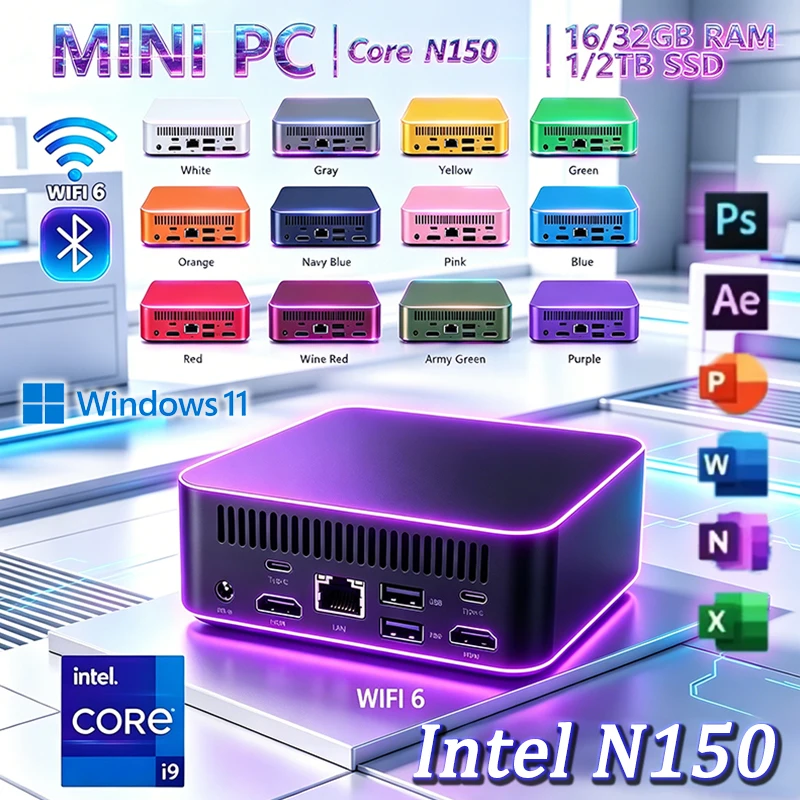 Intel N150 Windows 11 มินิพีซี - Pc Gaming Intel บทวิจารณ์และราคา