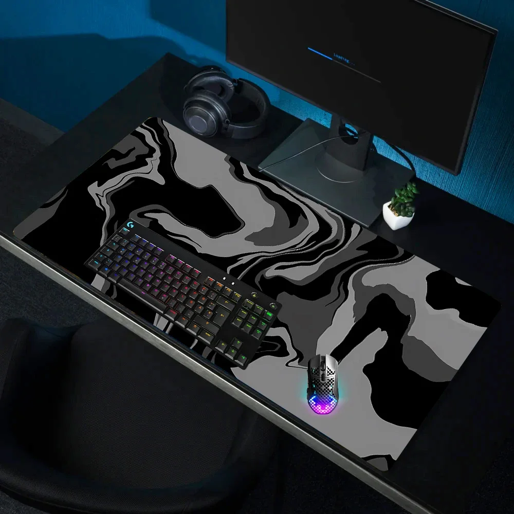 แผ่นรองเมาส์ลายเส้นน้ำ อุปกรณ์ - Pc Gaming Liquid บทวิจารณ์และราคา
