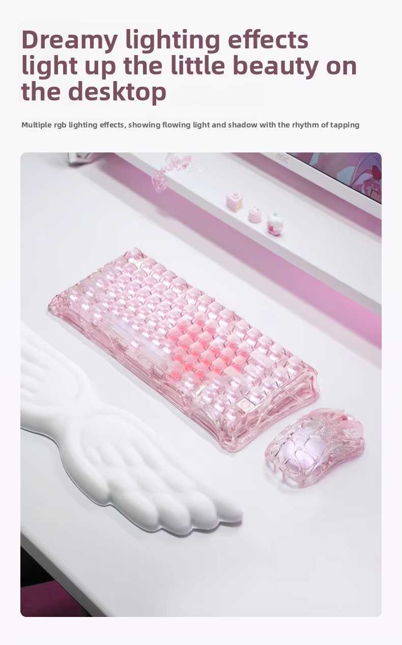 คีย์บอร์ดกลไก K1 LITE JELLY PI - Pc Gaming Pink บทวิจารณ์และราคา